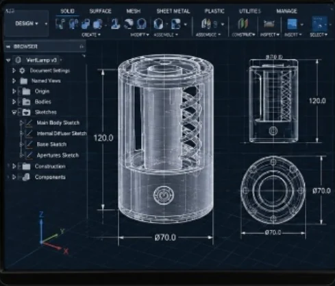3D CAD 제품 설계 콘셉트